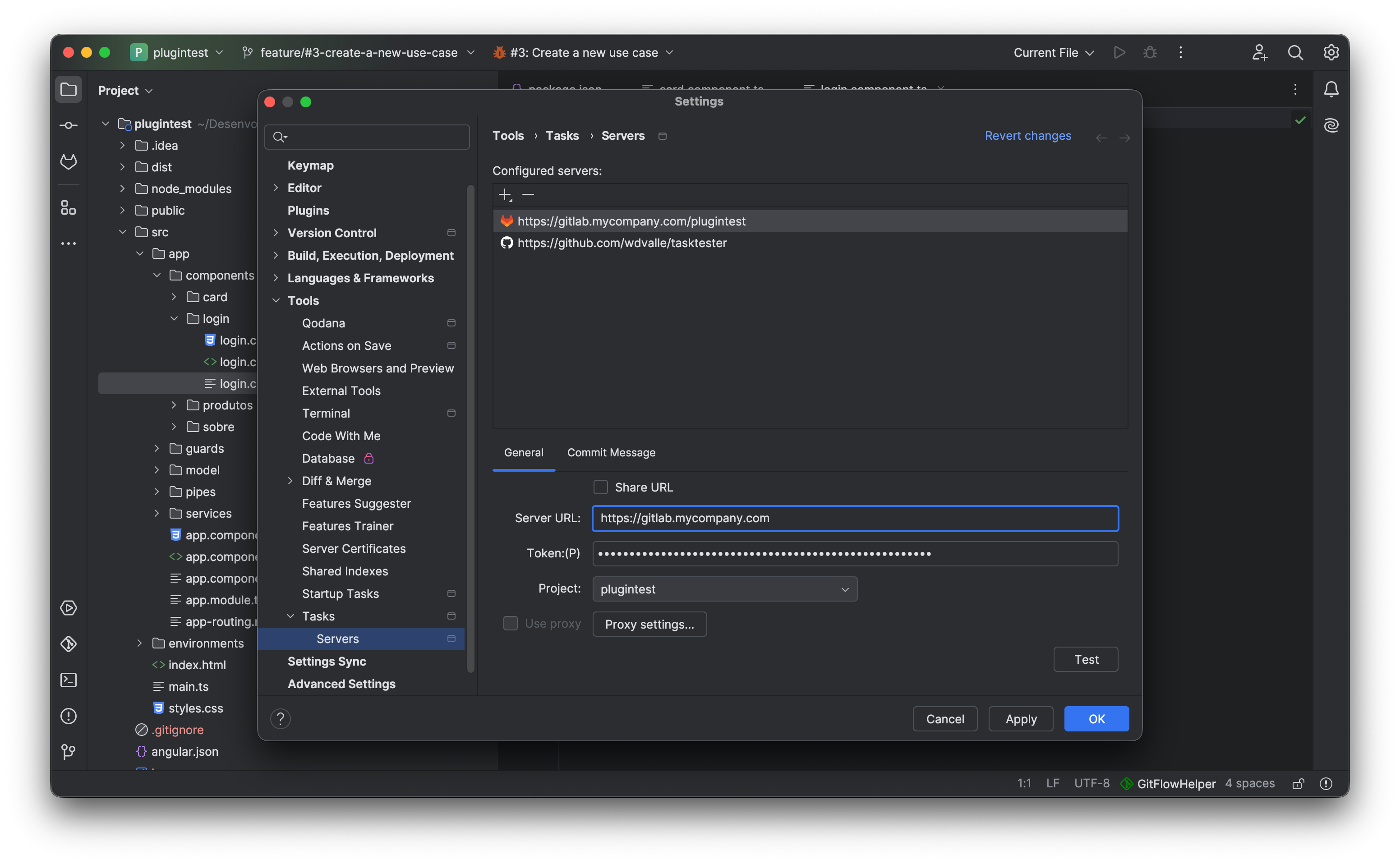 Task Server Configuration
