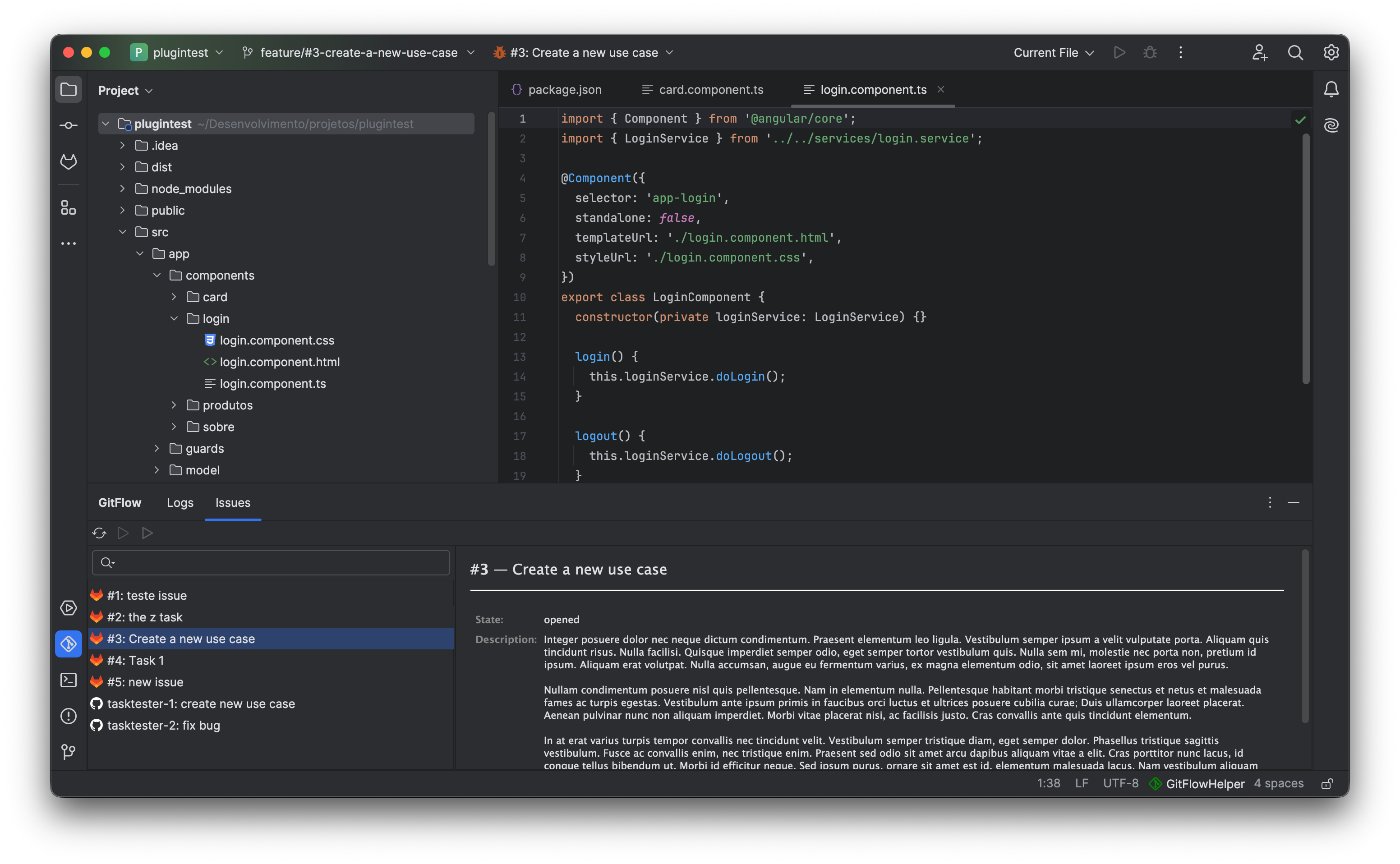 Issues Tab View